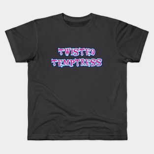 Twisted Temptress Font Kids T-Shirt